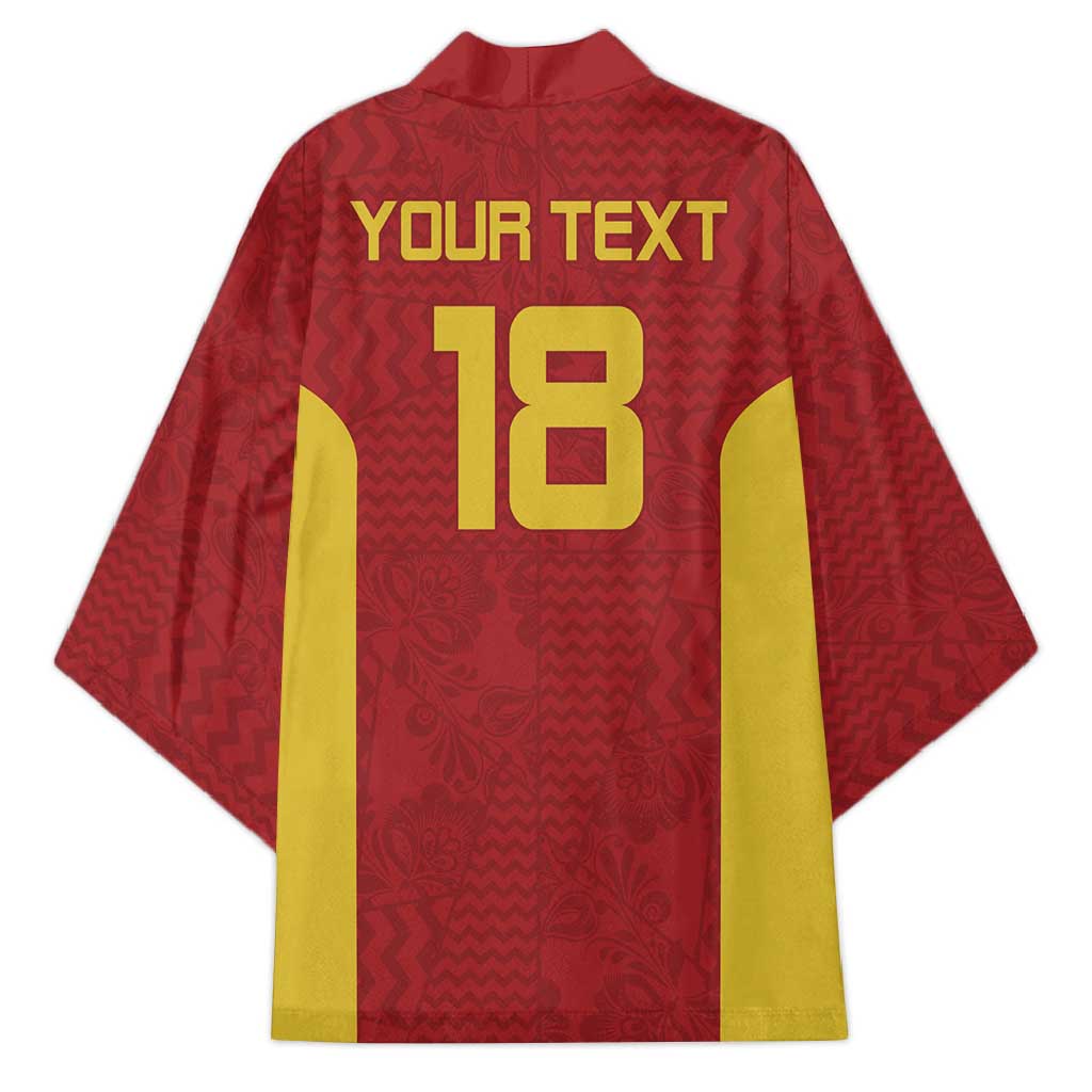 Custom Russia Football Kimono Nashi Parni Khokhloma Style - Red - Wonder Print Shop