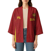 Custom Russia Football Kimono Nashi Parni Khokhloma Style - Red - Wonder Print Shop