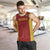 Custom Russia Football Men Tank Top Nashi Parni Khokhloma Style - Red - Wonder Print Shop