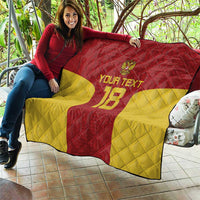 Custom Russia Football Quilt Nashi Parni Khokhloma Style - Red - Wonder Print Shop