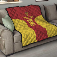 Custom Russia Football Quilt Nashi Parni Khokhloma Style - Red - Wonder Print Shop