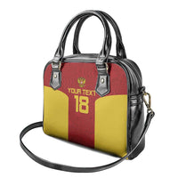 Custom Russia Football Shoulder Handbag Nashi Parni Khokhloma Style - Red - Wonder Print Shop