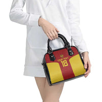 Custom Russia Football Shoulder Handbag Nashi Parni Khokhloma Style - Red - Wonder Print Shop