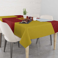 Custom Russia Football Tablecloth Nashi Parni Khokhloma Style - Red - Wonder Print Shop