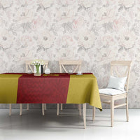 Custom Russia Football Tablecloth Nashi Parni Khokhloma Style - Red - Wonder Print Shop