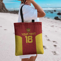 Custom Russia Football Tote Bag Nashi Parni Khokhloma Style - Red - Wonder Print Shop
