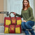 Custom Russia Football Travel Bag Nashi Parni Khokhloma Style - Red - Wonder Print Shop