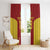 Custom Russia Football Window Curtain Nashi Parni Khokhloma Style - Red - Wonder Print Shop