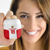 Custom Russia Football AirPods Case Nashi Parni Khokhloma Style - White - Wonder Print Shop