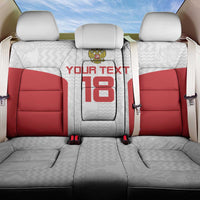 Custom Russia Football Back Car Seat Cover Nashi Parni Khokhloma Style - White - Wonder Print Shop