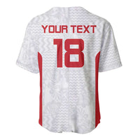 Custom Russia Football Baseball Jersey Nashi Parni Khokhloma Style - White - Wonder Print Shop