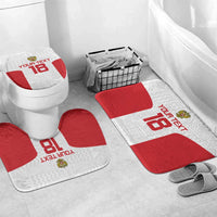 Custom Russia Football Bathroom Set Nashi Parni Khokhloma Style - White - Wonder Print Shop
