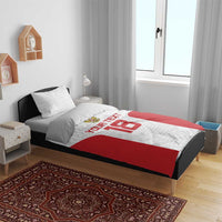 Custom Russia Football Bedding Set Nashi Parni Khokhloma Style - White - Wonder Print Shop