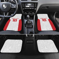 Custom Russia Football Car Mats Nashi Parni Khokhloma Style - White - Wonder Print Shop