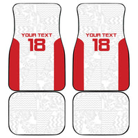 Custom Russia Football Car Mats Nashi Parni Khokhloma Style - White - Wonder Print Shop