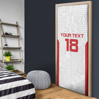 Custom Russia Football Door Cover Nashi Parni Khokhloma Style - White - Wonder Print Shop