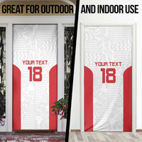 Custom Russia Football Door Cover Nashi Parni Khokhloma Style - White - Wonder Print Shop