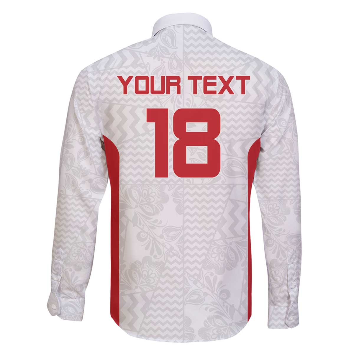 Custom Russia Football Family Matching Off The Shoulder Long Sleeve Dress and Hawaiian Shirt Nashi Parni Khokhloma Style - White - Wonder Print Shop