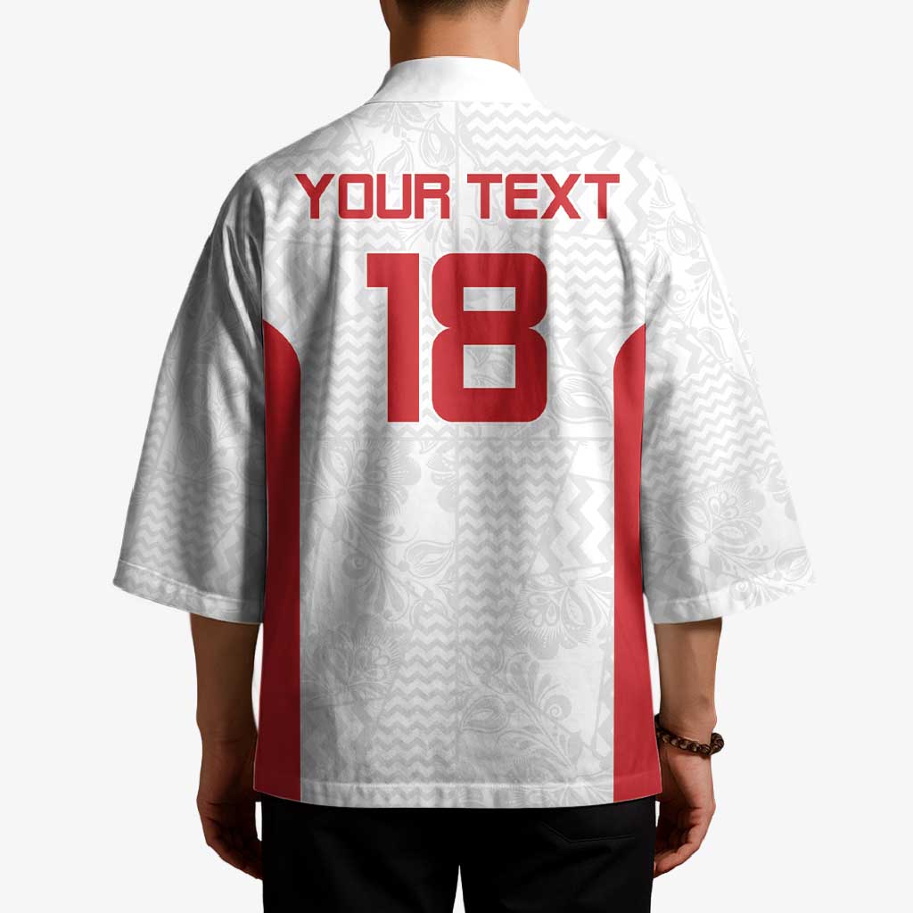 Custom Russia Football Kimono Nashi Parni Khokhloma Style - White - Wonder Print Shop