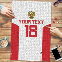 Custom Russia Football Puzzle Nashi Parni Khokhloma Style - White - Wonder Print Shop