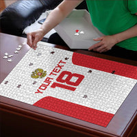 Custom Russia Football Puzzle Nashi Parni Khokhloma Style - White - Wonder Print Shop