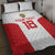 Custom Russia Football Quilt Bed Set Nashi Parni Khokhloma Style - White - Wonder Print Shop
