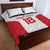 Custom Russia Football Quilt Bed Set Nashi Parni Khokhloma Style - White - Wonder Print Shop