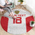 Custom Russia Football Round Carpet Nashi Parni Khokhloma Style - White - Wonder Print Shop