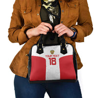 Custom Russia Football Shoulder Handbag Nashi Parni Khokhloma Style - White - Wonder Print Shop