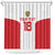 Custom Russia Football Shower Curtain Nashi Parni Khokhloma Style - White - Wonder Print Shop