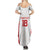 Custom Russia Football Summer Maxi Dress Nashi Parni Khokhloma Style - White - Wonder Print Shop