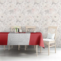 Custom Russia Football Tablecloth Nashi Parni Khokhloma Style - White - Wonder Print Shop