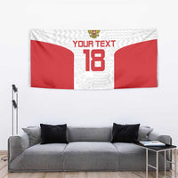 Custom Russia Football Tapestry Nashi Parni Khokhloma Style - White - Wonder Print Shop