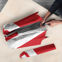 Custom Russia Football Umbrella Nashi Parni Khokhloma Style - White - Wonder Print Shop