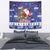 Honduras Santa Claus Christmas Tapestry Christmas Tree With Flag Background - Wonder Print Shop