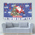 Honduras Santa Claus Christmas Tapestry Christmas Tree With Flag Background - Wonder Print Shop