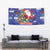 Honduras Santa Claus Christmas Tapestry Christmas Tree With Flag Background - Wonder Print Shop
