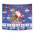 Honduras Santa Claus Christmas Tapestry Christmas Tree With Flag Background - Wonder Print Shop