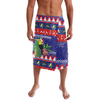 Belize Keel-billed Toucan Bird Christmas Lavalava Feliz Navidad With Knitted Christmas Pattern - Wonder Print Shop