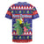 Belize Keel-billed Toucan Bird Christmas Rugby Jersey Feliz Navidad With Knitted Christmas Pattern - Wonder Print Shop