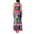 Belize Keel-billed Toucan Bird Christmas Tank Maxi Dress Feliz Navidad With Knitted Christmas Pattern - Wonder Print Shop
