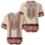 Traditional Romanian Baseball Jersey With Red Traditional Embroidery Patterns