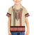Traditional Romanian Kid Hawaiian Shirt With Red Traditional Embroidery Patterns