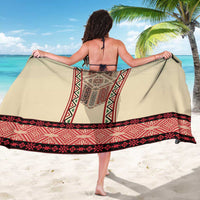 Traditional Romanian Sarong With Red Traditional Embroidery Patterns - Wonder Print Shop