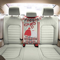 Happy Martisor Day Back Car Seat Cover Traditional Romanian Folklore Pattern