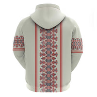 Happy Martisor Day Hoodie Traditional Romanian Folklore Pattern