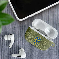 Ukraine Military Vyshyvanka Pattern AirPods Case Tryzub Emblem Tactical Style - Wonder Print Shop