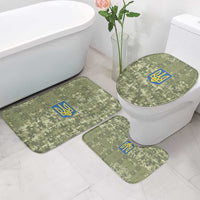 Ukraine Military Vyshyvanka Pattern Bathroom Set Tryzub Emblem Tactical Style - Wonder Print Shop