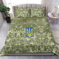 Ukraine Military Vyshyvanka Pattern Bedding Set Tryzub Emblem Tactical Style - Wonder Print Shop