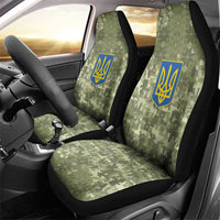Ukraine Military Vyshyvanka Pattern Car Seat Cover Tryzub Emblem Tactical Style - Wonder Print Shop